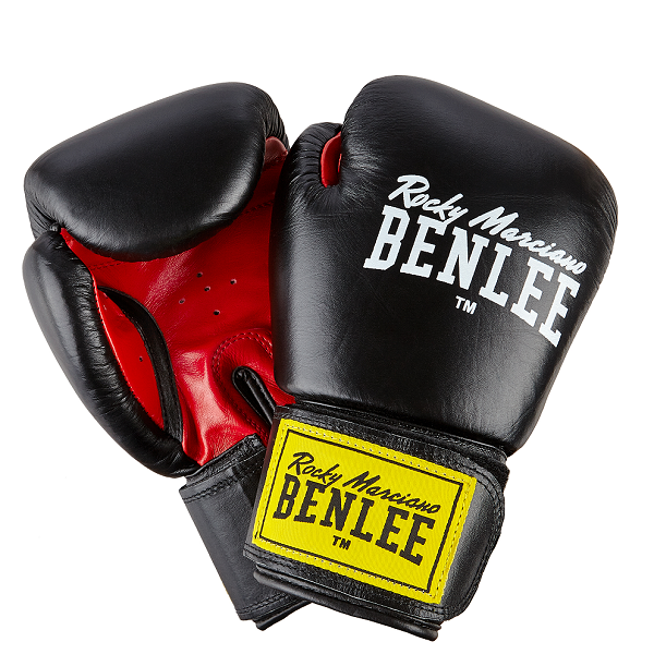 

Перчатки боксерские Benlee FIGHTER 10oz Кожа черно-красные