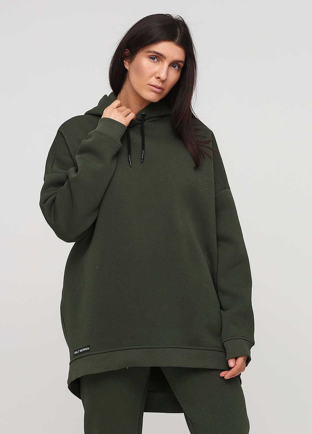 

Худи "Only Women" (94-HU-01-02-olive-M (mega oversize))