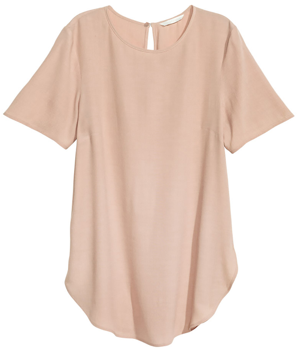 

Блузка H&M KK4442615 36 Бежевая