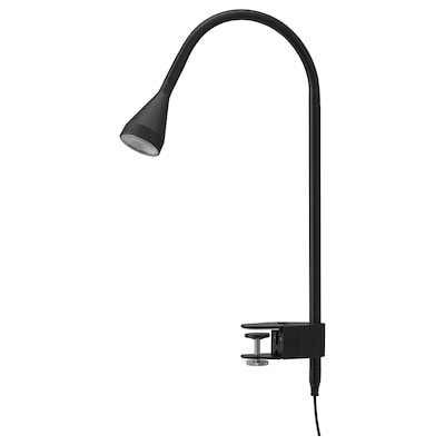 

Настольный светильник LED ikea на прищепке Черный (104.082.73)
