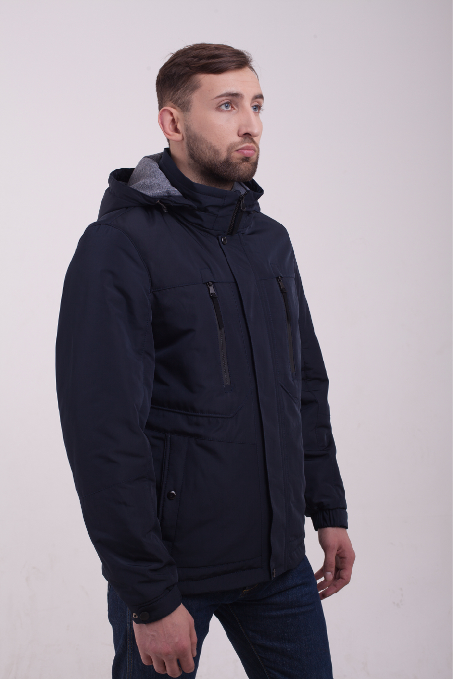 

Куртка UGOS STYLE BLUE Темно-синяя 48