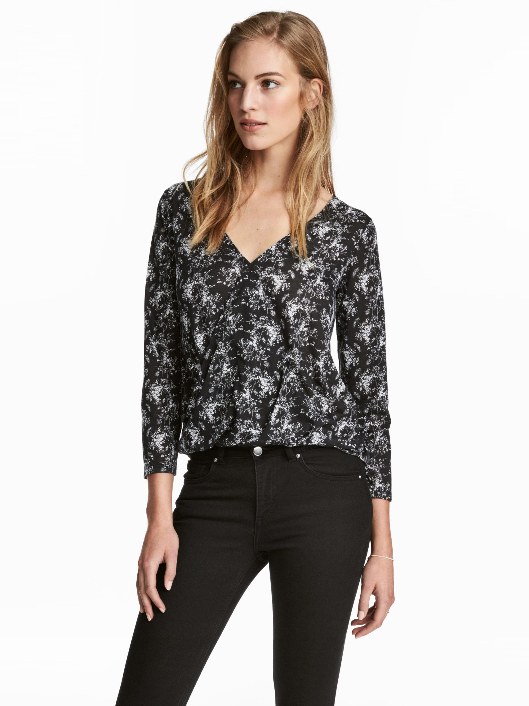 

Блузка H&M KK5195355 M Черная