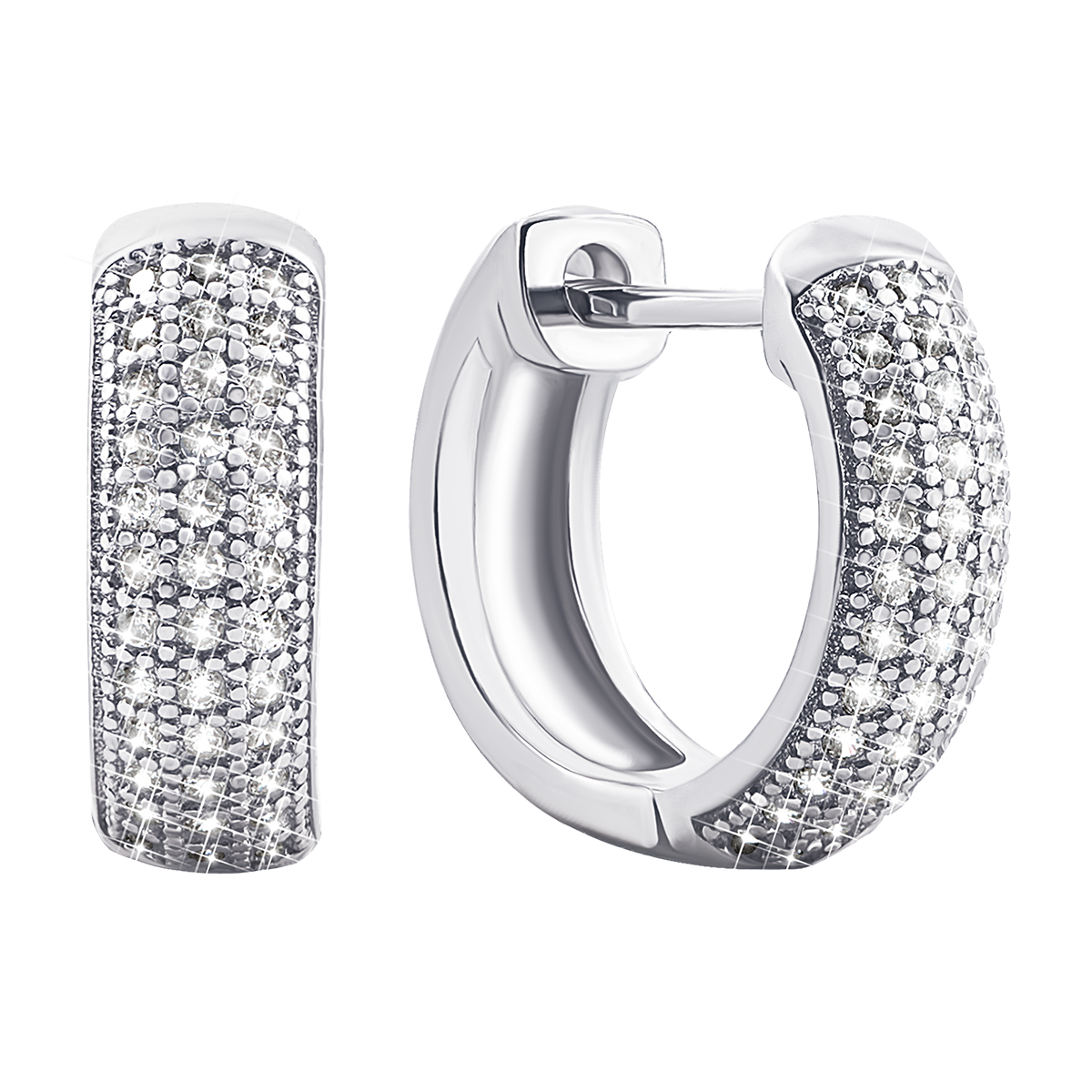 

Серебряные серьги с фианитами 1EA80500