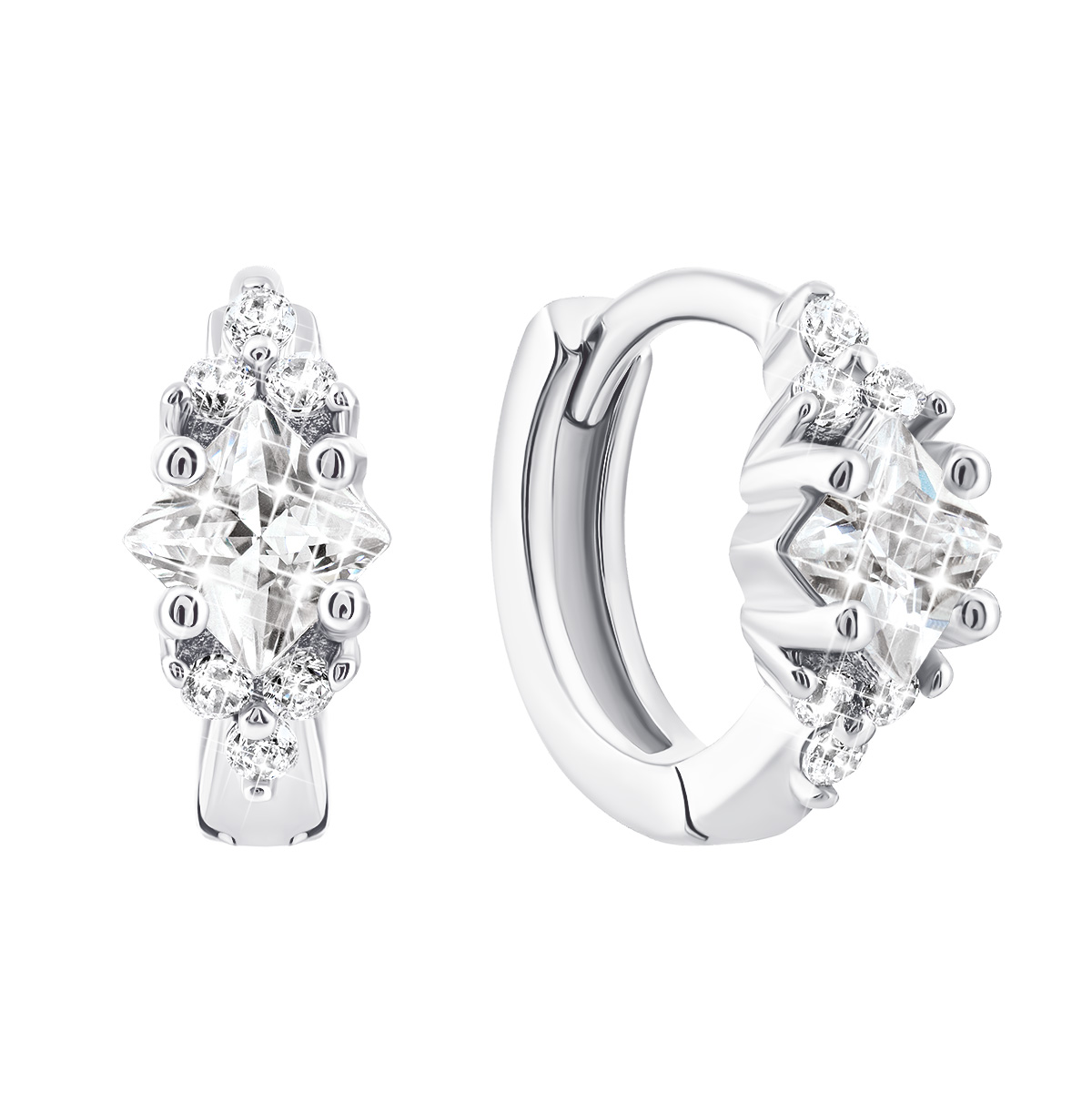 

Серебряные серьги с фианитами 1EA59843-E