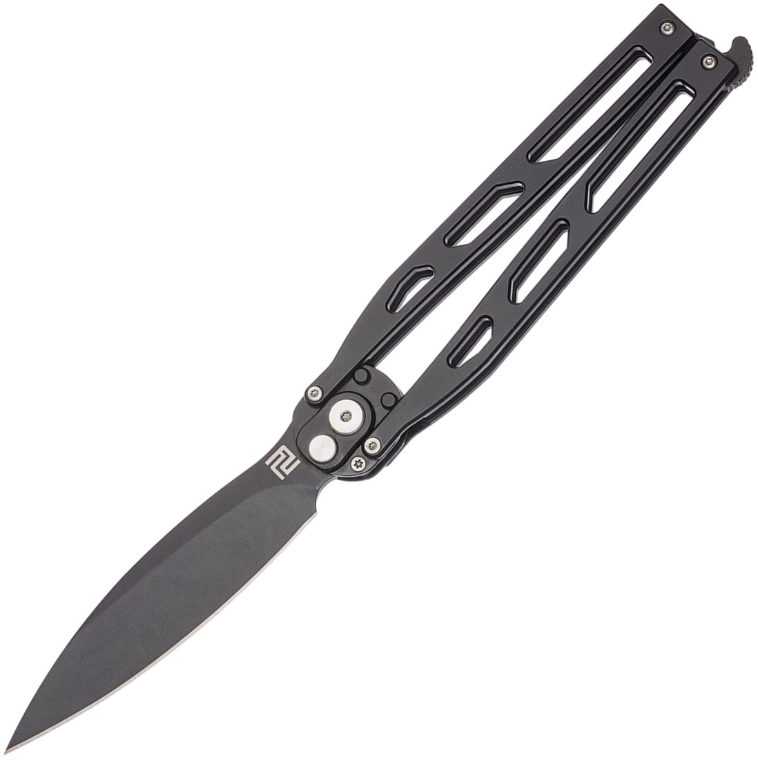 

Карманный нож Artisan Cutlery Kinetic Balisong, D2, Steel Black (2798.02.07)