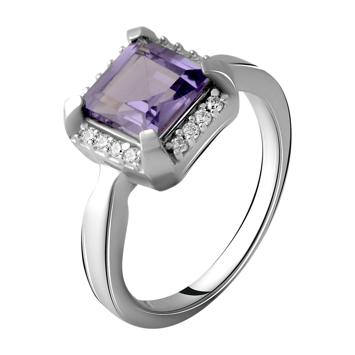 

Серебряное кольцо с олександритом 2.378ct 18 размер