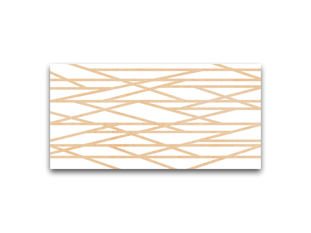

Декоративне панно - WOOD CARPET 15 Uconcept 2 Фанера, акріл 152 см 76 см