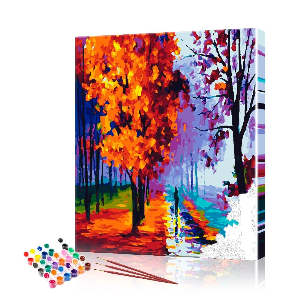 

Картина по номерам ArtSale "Осенний парк" PBN0659 размер 40х50 см