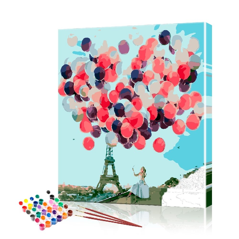 

Картина по номерам ArtSale "Мечты в Париже" PBN0997 размер 40х50 см