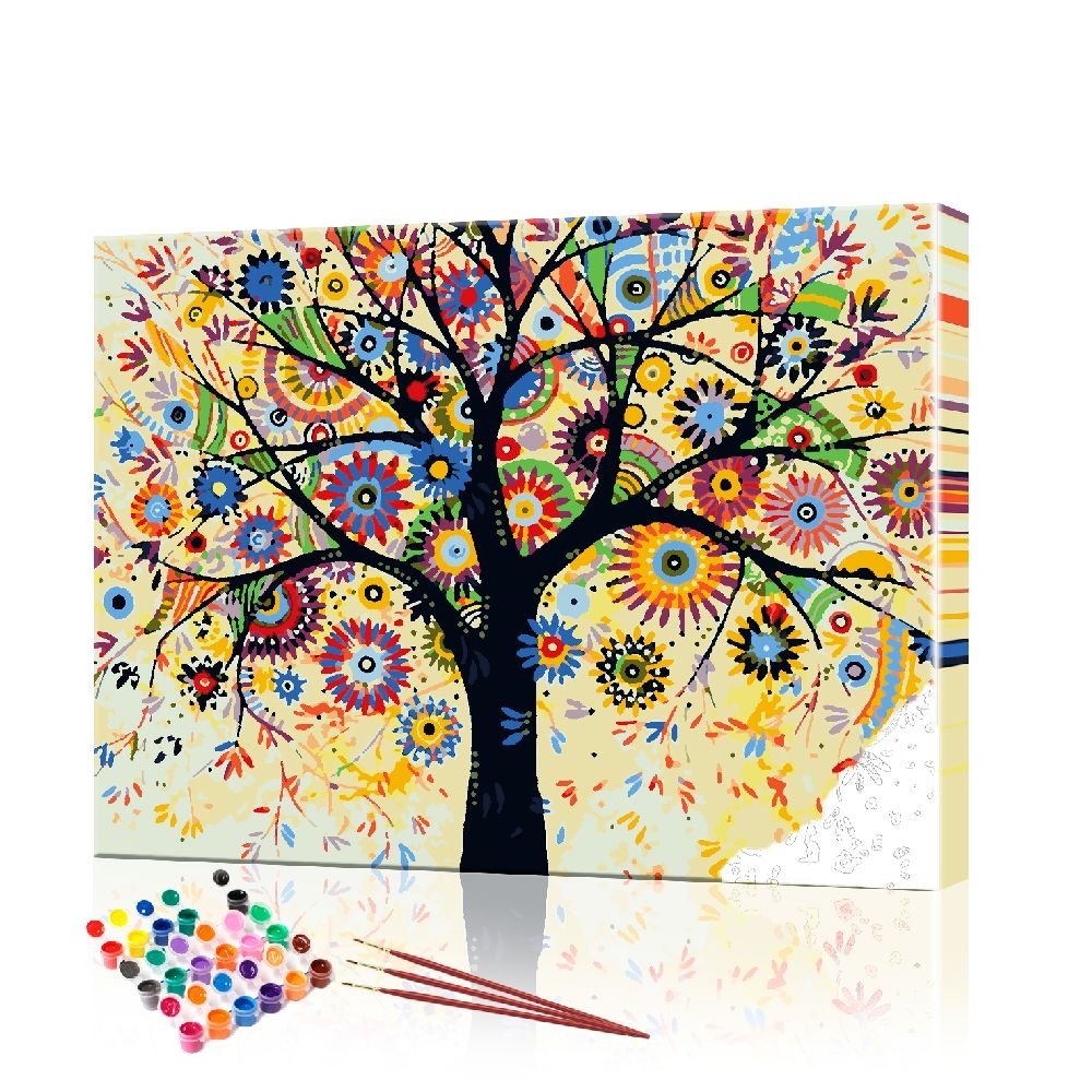 

Картина по номерам ArtSale "Цветущее дерево" PBN0575 размер 40х50 см