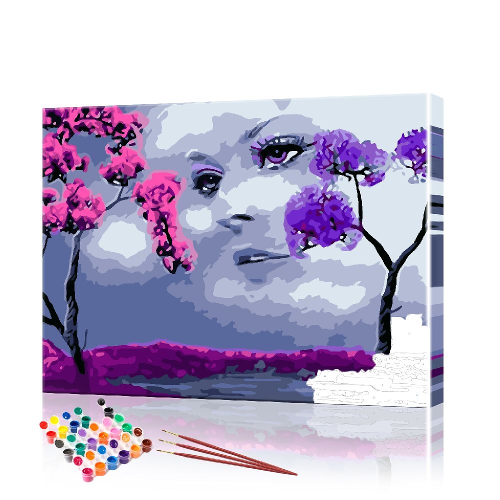 

Картина по номерам ArtSale "Лицо в облаках" PBN0645 размер 40х50 см