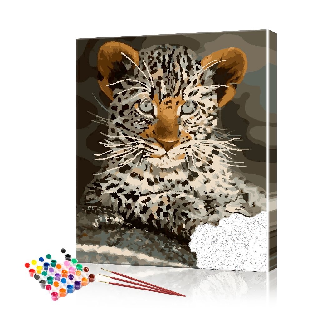 

Картина по номерам ArtSale "Маленькия ягуар" PBN0855 размер 40х50 см