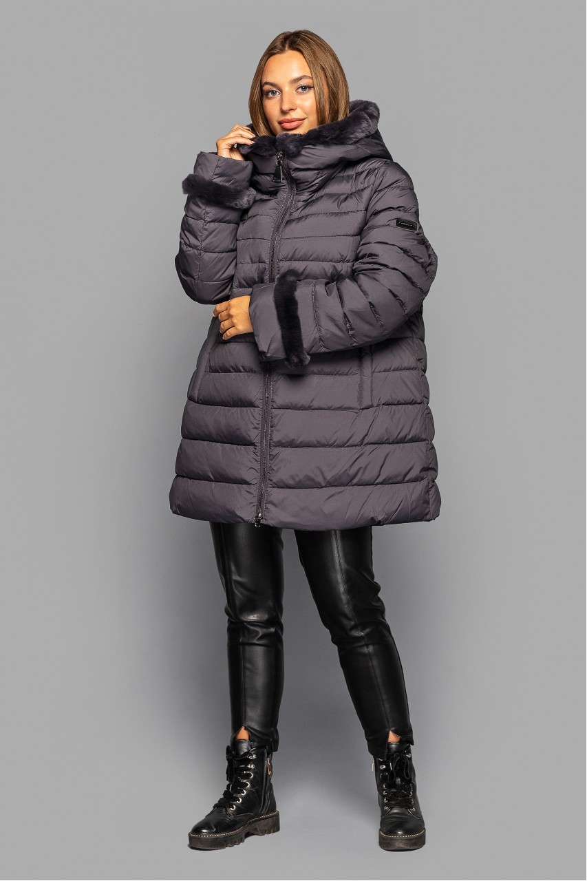 

Куртка CLASNA CW18D306CQL 48 графитового цвета 4274