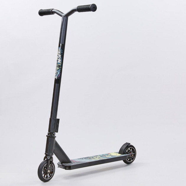 

Трюковый самокат Stunt Scooter 060 колеса 110 мм метал черный