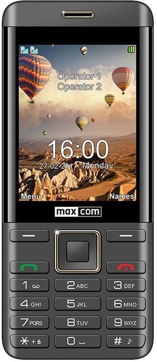 

Мобильный телефон Maxcom MM236 Black-Gold