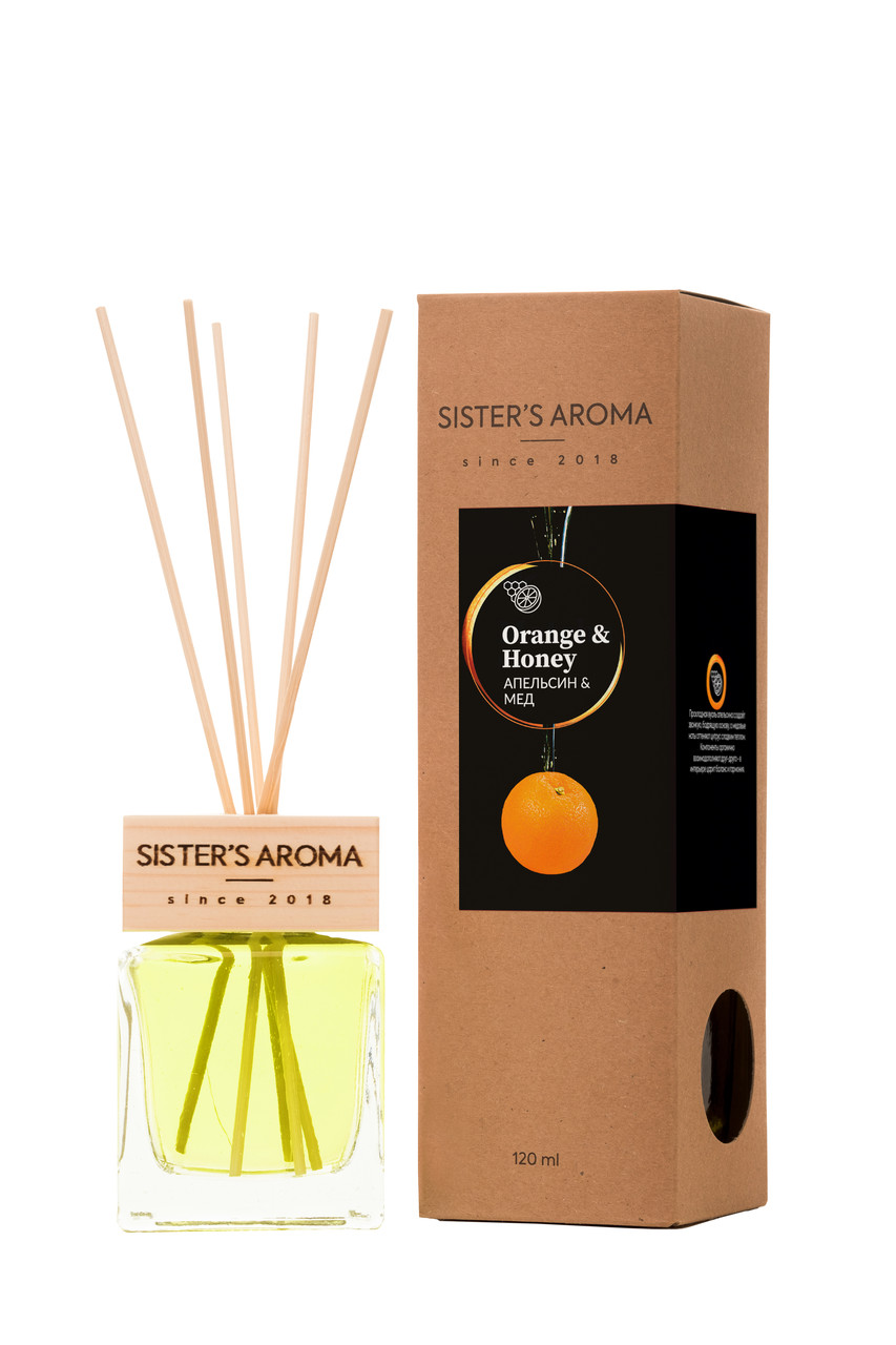 

Аромадиффузор Sister's Aroma Апельсин и мед 120 мл