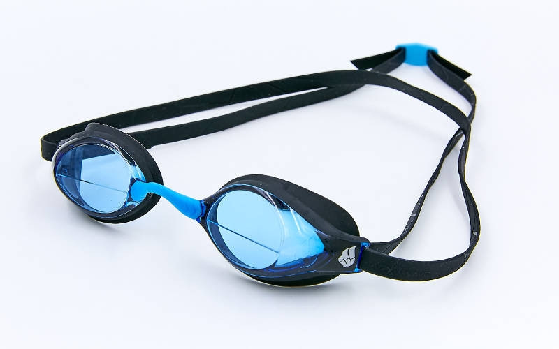 

Очки для плавания стартовые MadWave RECORD Blue M045401