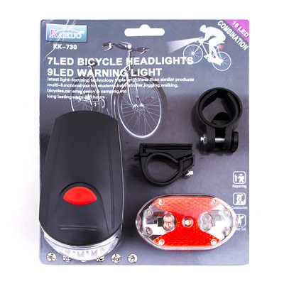 

Фонарь велосипедный основной+мигалка KK-730