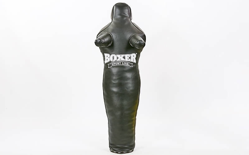 

Манекен тренировочный для единоборств BOXER Кожа черный 1020-01