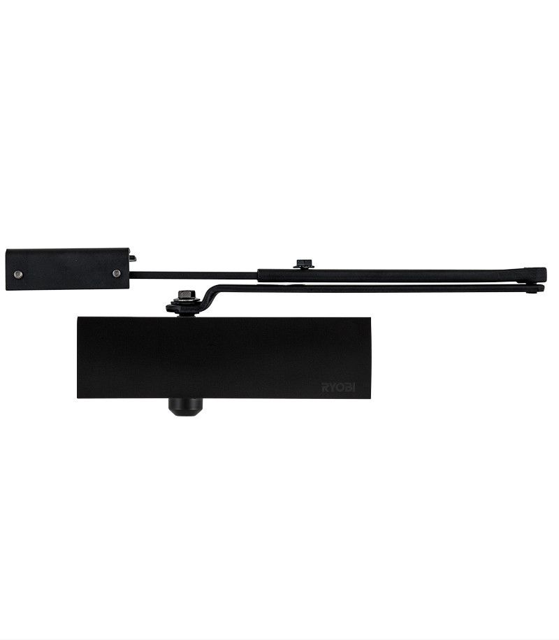 

Доводчик накладной Ryobi D-1200P(U) BC UNIV_ARM до 80 кг Черный