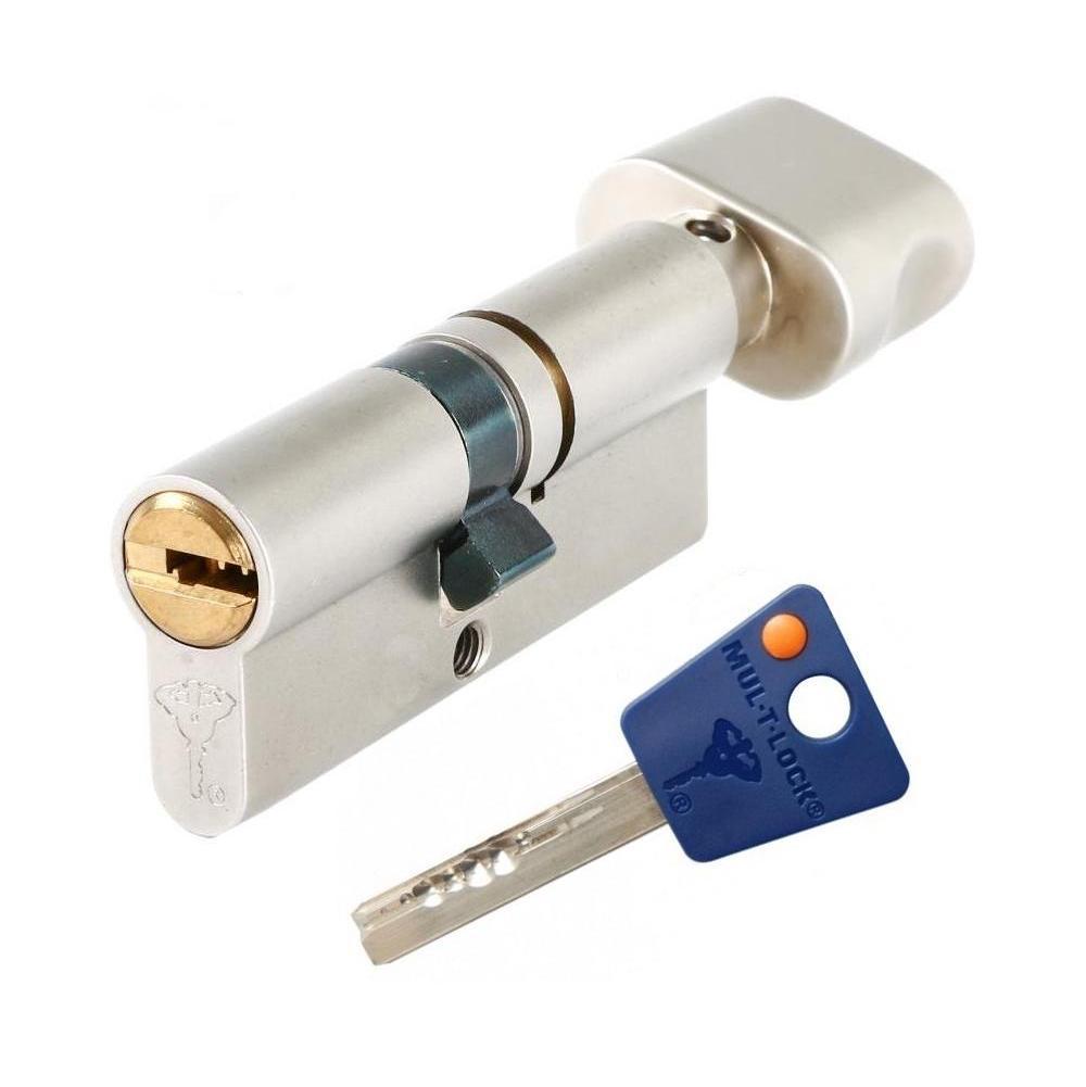 

Цилиндр Mul-t-lock 7х7 ключ/поворотник 105 мм 55х50Т