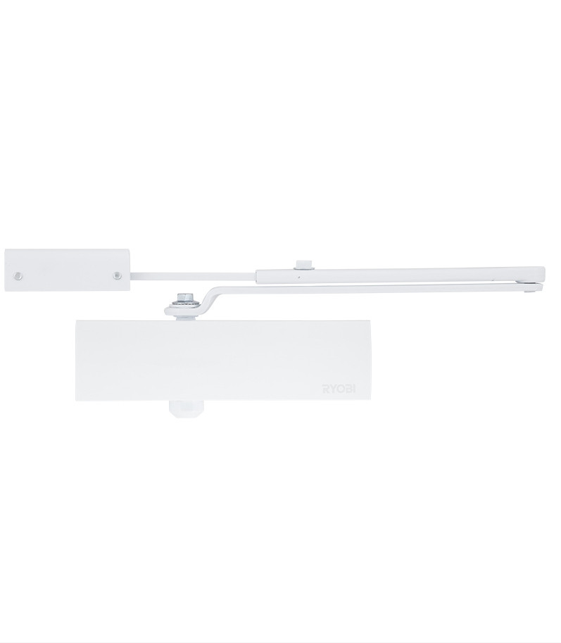 

Доводчик накладной Ryobi D-1200P(U) UNIV_ARM до 80 кг Белый