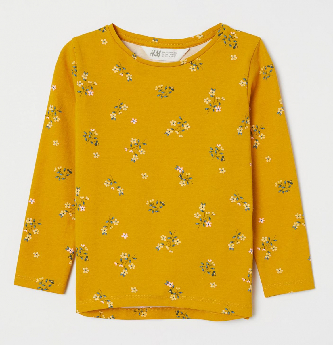 

Футболка с длинными рукавами H&M 0739680005 134-140 СМ Желтый 62942