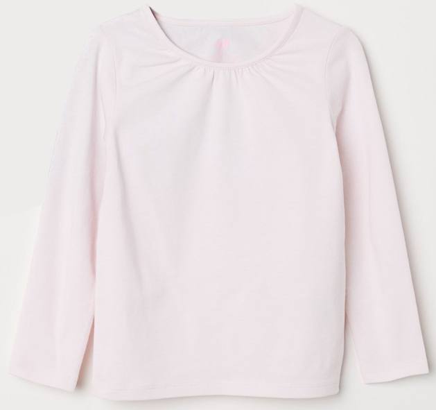 

Футболка с длинными рукавами H&M 06204248 134-140 см Кремовая