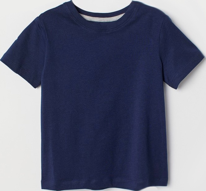 

Футболка H&M Basic 05442900 92 см Темно-синяя