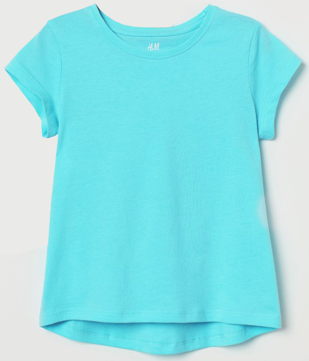 

Футболка H&M 06204239 110-116 см Бирюзовая