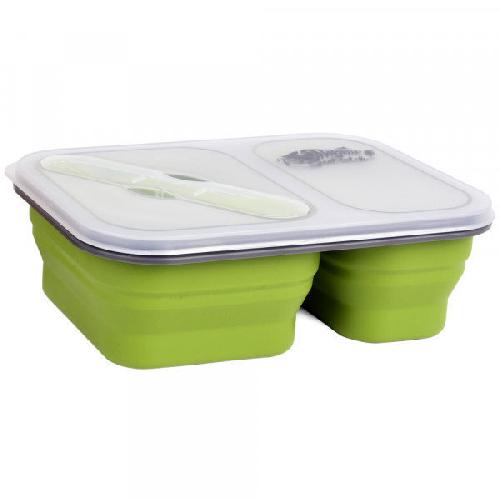 

Контейнер 2 отсека силиконовый Tramp TrmpTRC-090-olive