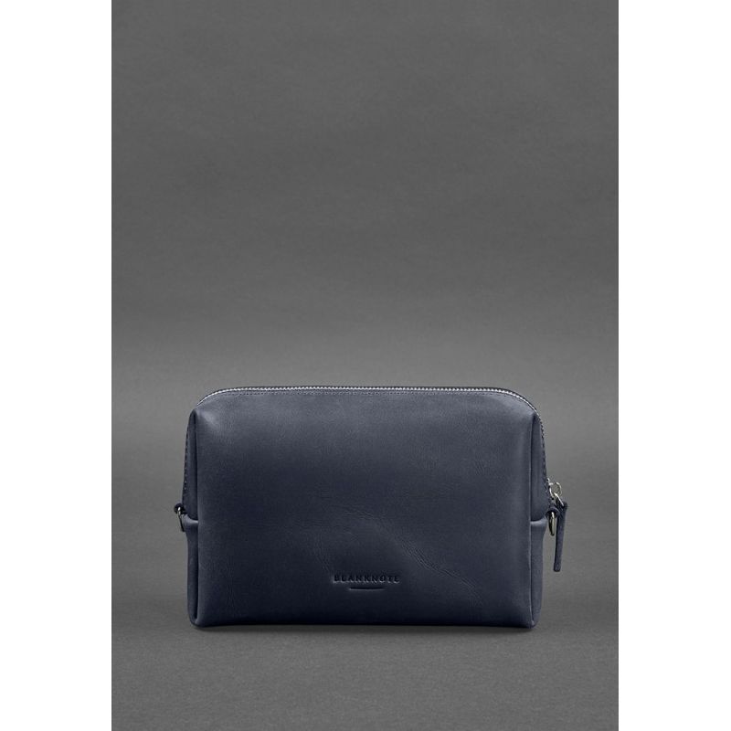 

Кожаная косметичка-несессер 3.0 Темно-синяя Crazy Horse BlnkntBN-CB-3-nn