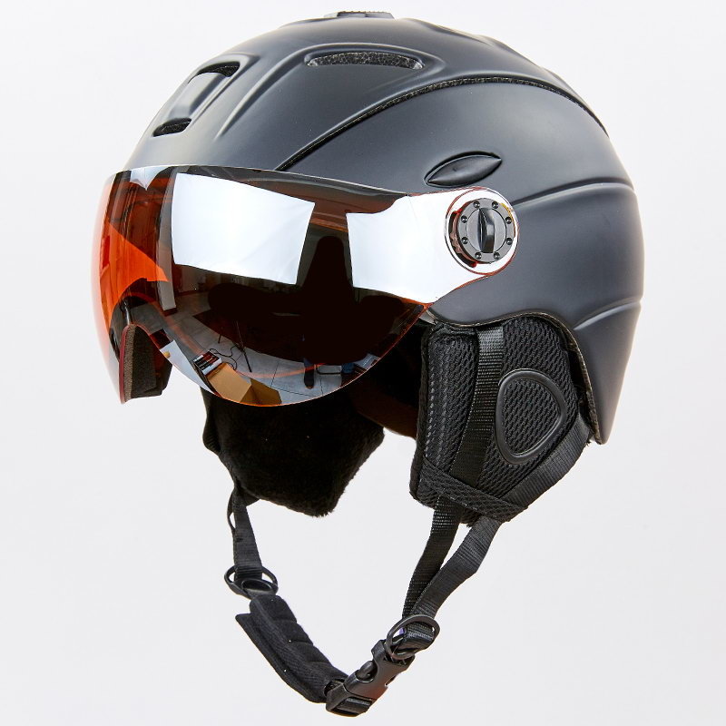 

Горнолыжный шлем Snowpower MS-6296-BK с визором размер S/M (обхват головы 55-58 см)