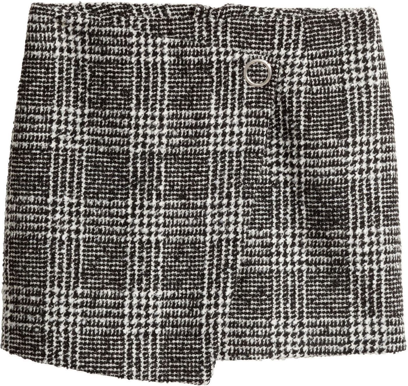 

Юбка H&M 537851611 40 Черная с белым