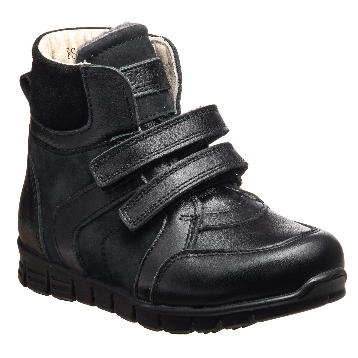 

Кроссовки ортопедические высокие Orthobe (арт. ORB-652_black/black) Черный (25)