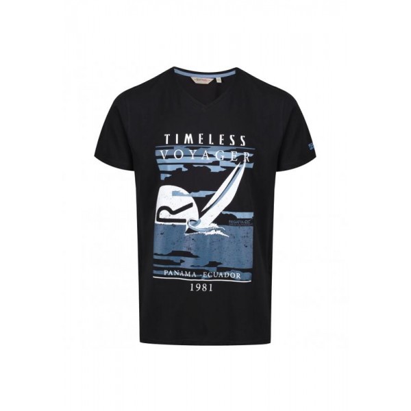 

Футболка мужская Regatta Calton S Black RMT193-blk-S