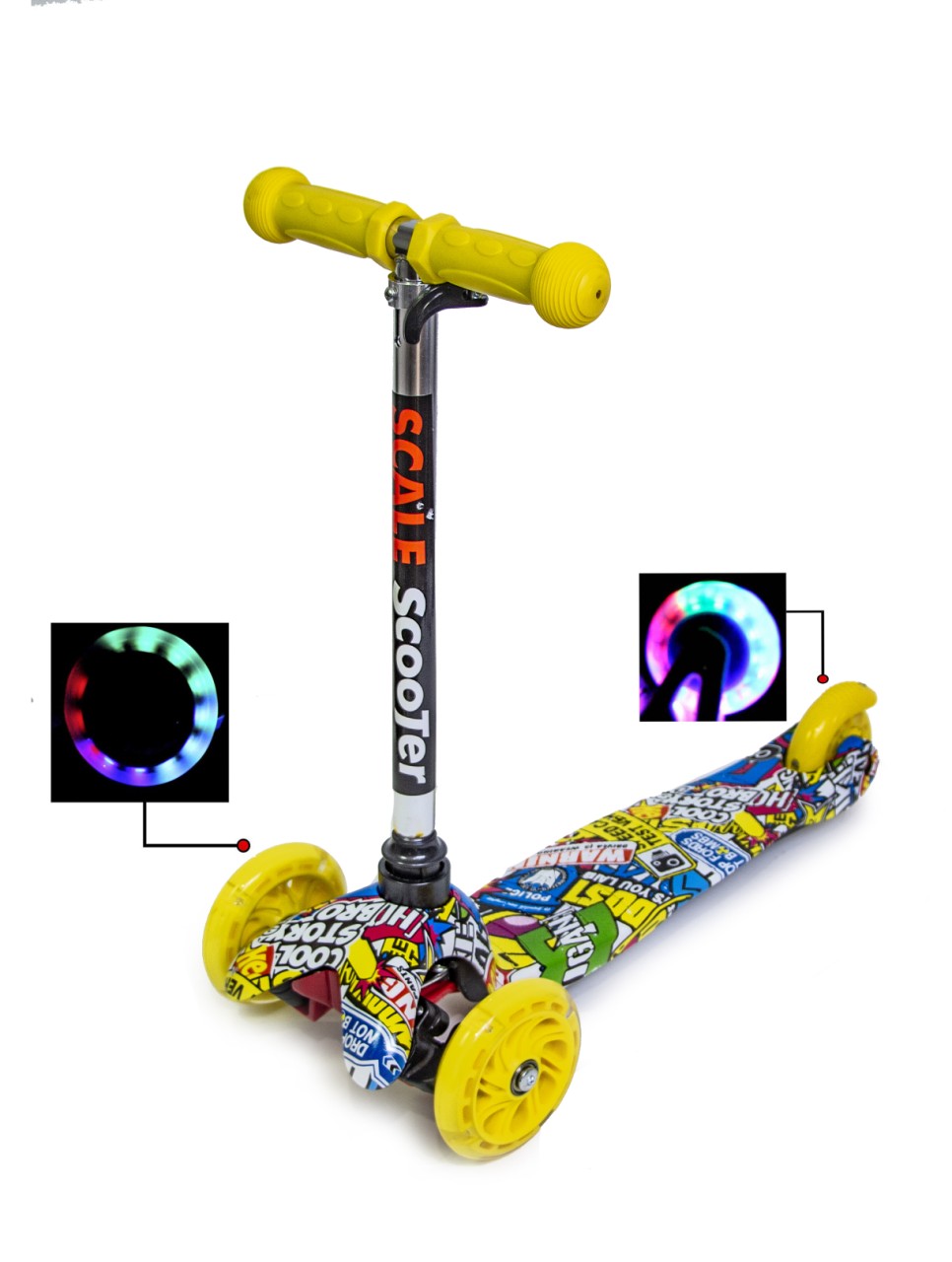 

Самокат Детский Micro Mini. Hot Wheels (все колеса светятся)