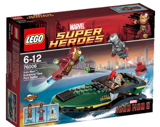 

LEGO Super Heroes 76006 Iron Man: Extremis Sea Port Battle Битва в морском порту