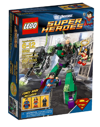 

LEGO Super Heroes 6862 Superman Vs Power Armor Lex Супермен против робота Лекса