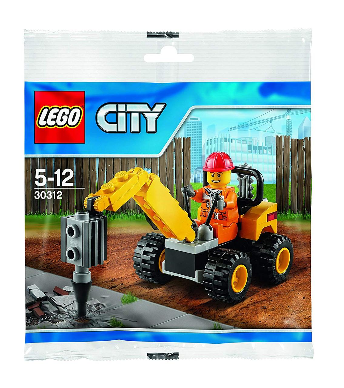 

LEGO CITY 30312 Demolition Driller Бурильщик