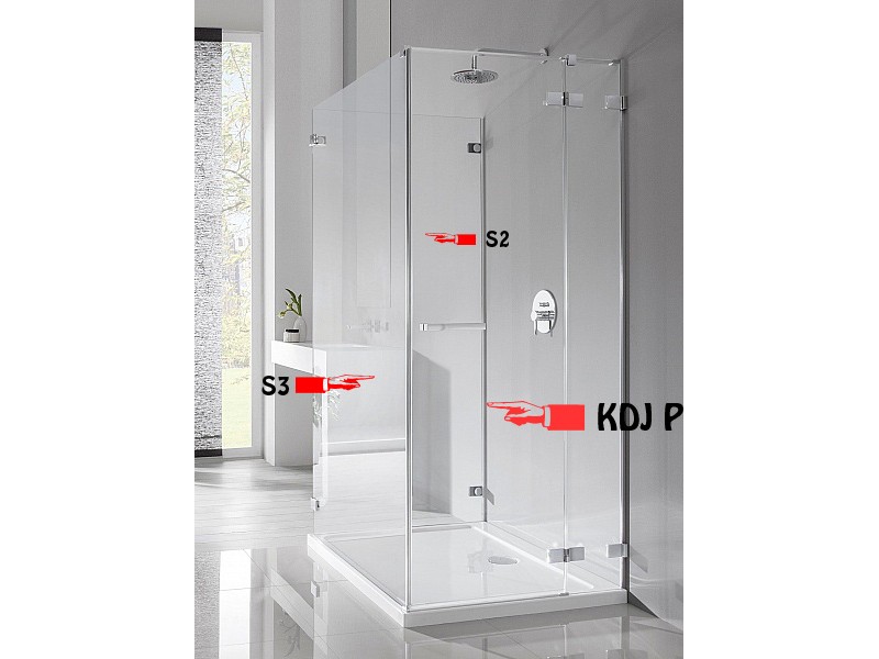 

Стінка для душової кабіни Radaway Euphoria S3 80 (383038-01)