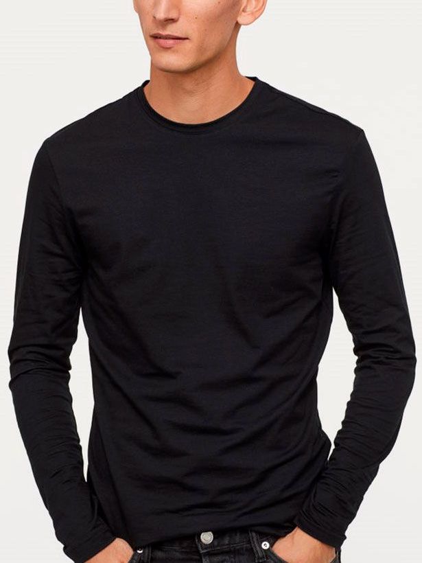 

Лонгслив H&M 5699849  Черный, Лонгслив H&M 5699849 L Черный