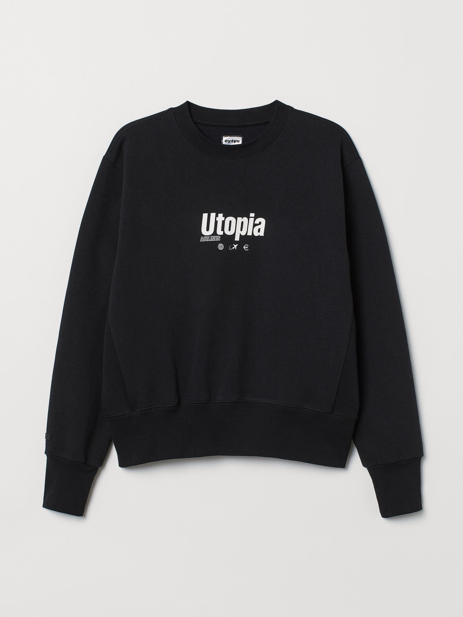 

Свитшот H&M 812-7250349 XXS Черный