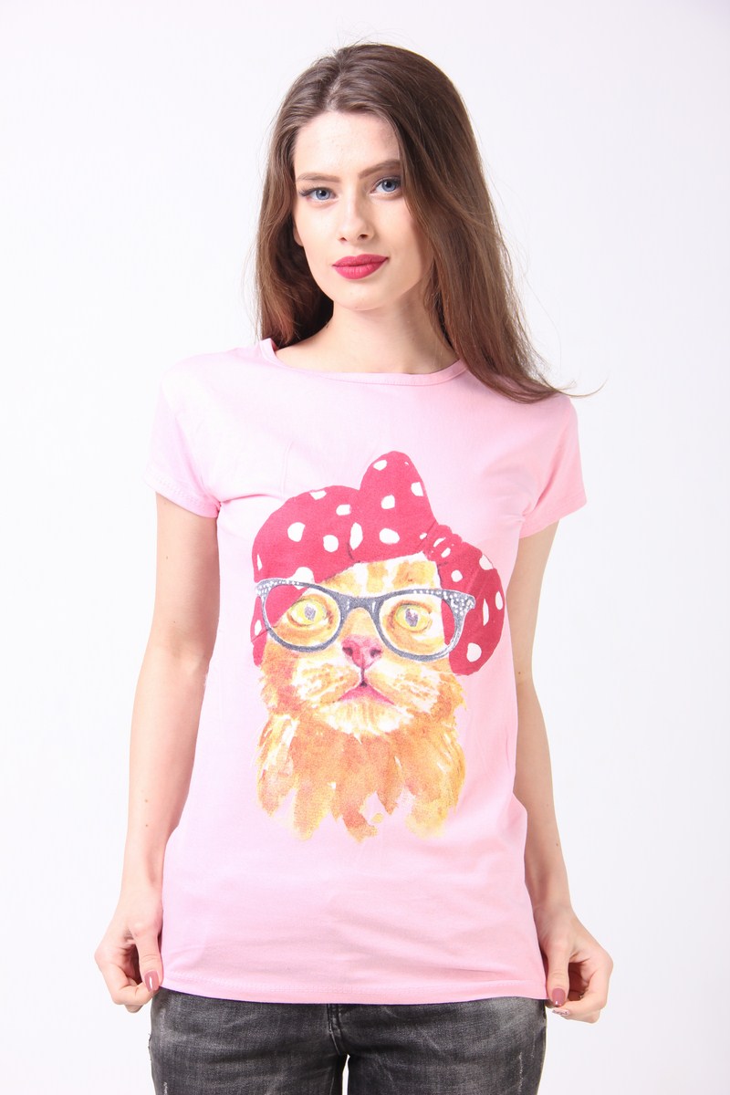 

Футболка женская Poncik 223 кот (Нежно-розовый, Футболка женская Poncik 223 кот (Нежно-розовый L)