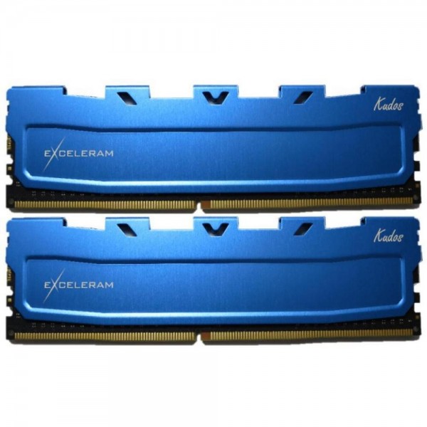 

Модуль памяти eXceleram DDR4 16GB (2x8GB) 2400 MHz Blue Kudos (EKBLUE4162417AD) (F00164776)