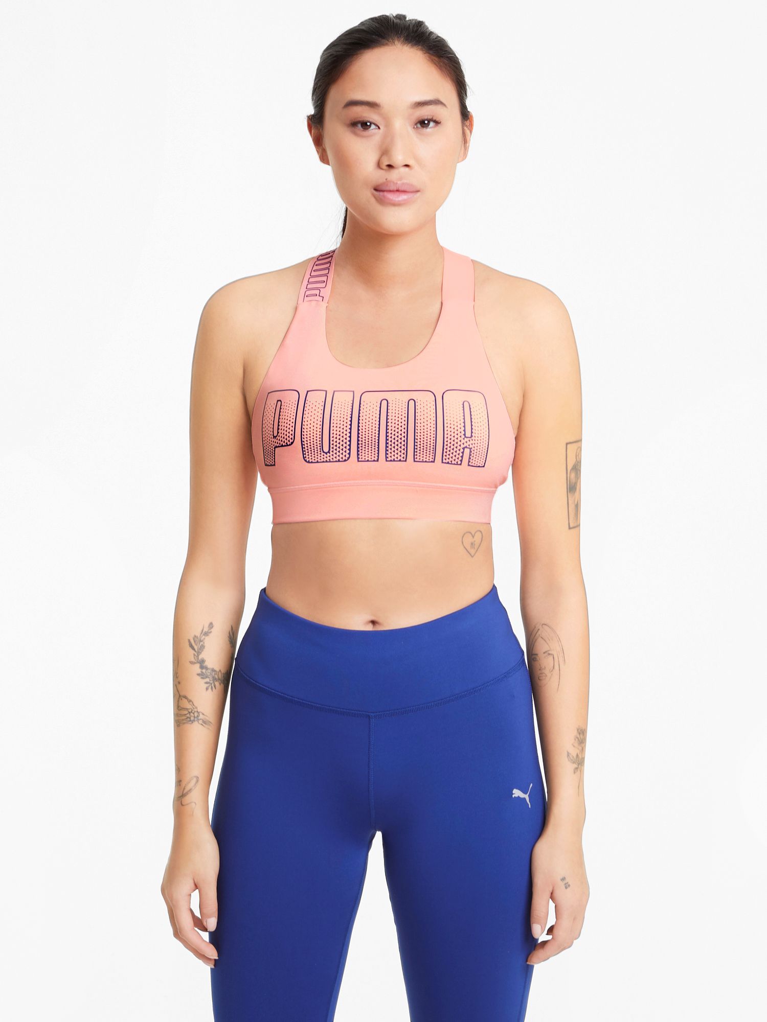 

Спортивный топ Puma Mid Impact Feel it Bra 52029925 L Elektro Peach