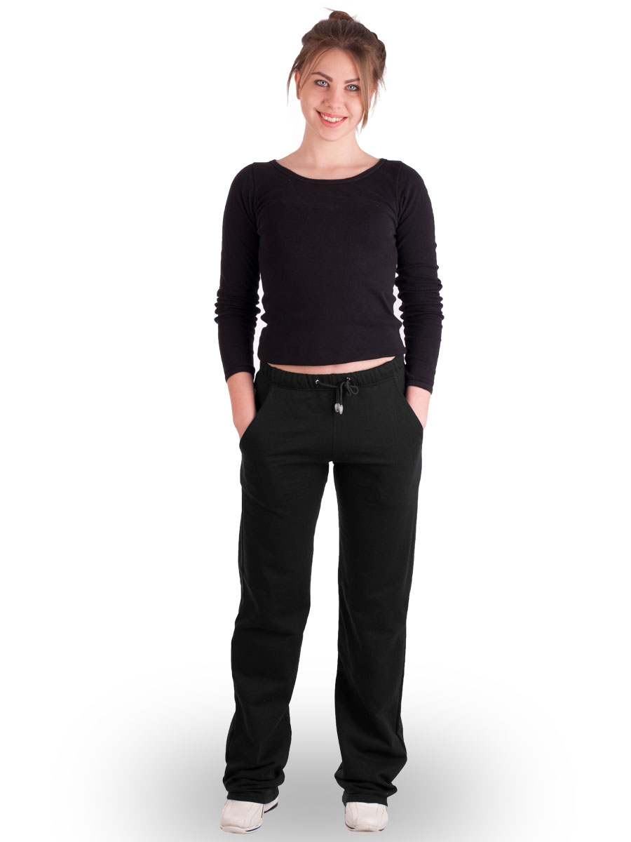 

Спортивные женские штаны с высокой талией Пані Яновська БНУ-01-01  Чёрный, Спортивные женские штаны с высокой талией Пані Яновська БНУ-01-01 54 Чёрный