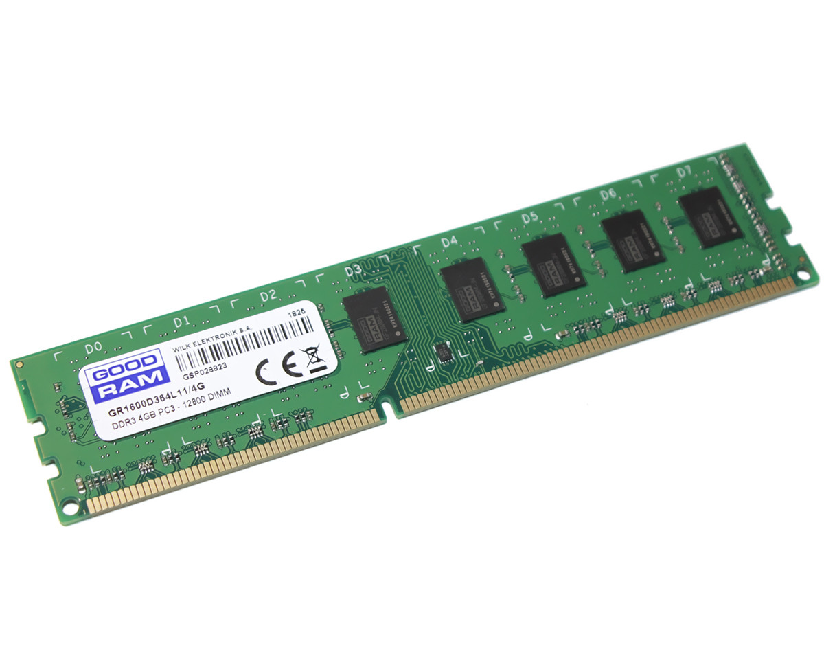 

Память Goodram DDR3 4Gb (GR1600D364L11/4G)