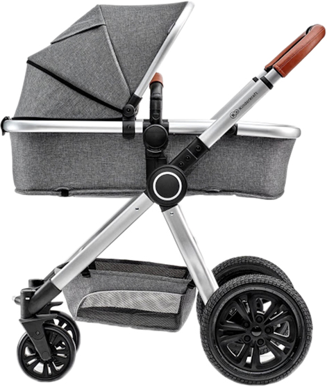 

Универсальная коляска 2 в 1 KinderKraft Veo Gray (KKWVEOGRY20000) (158355)