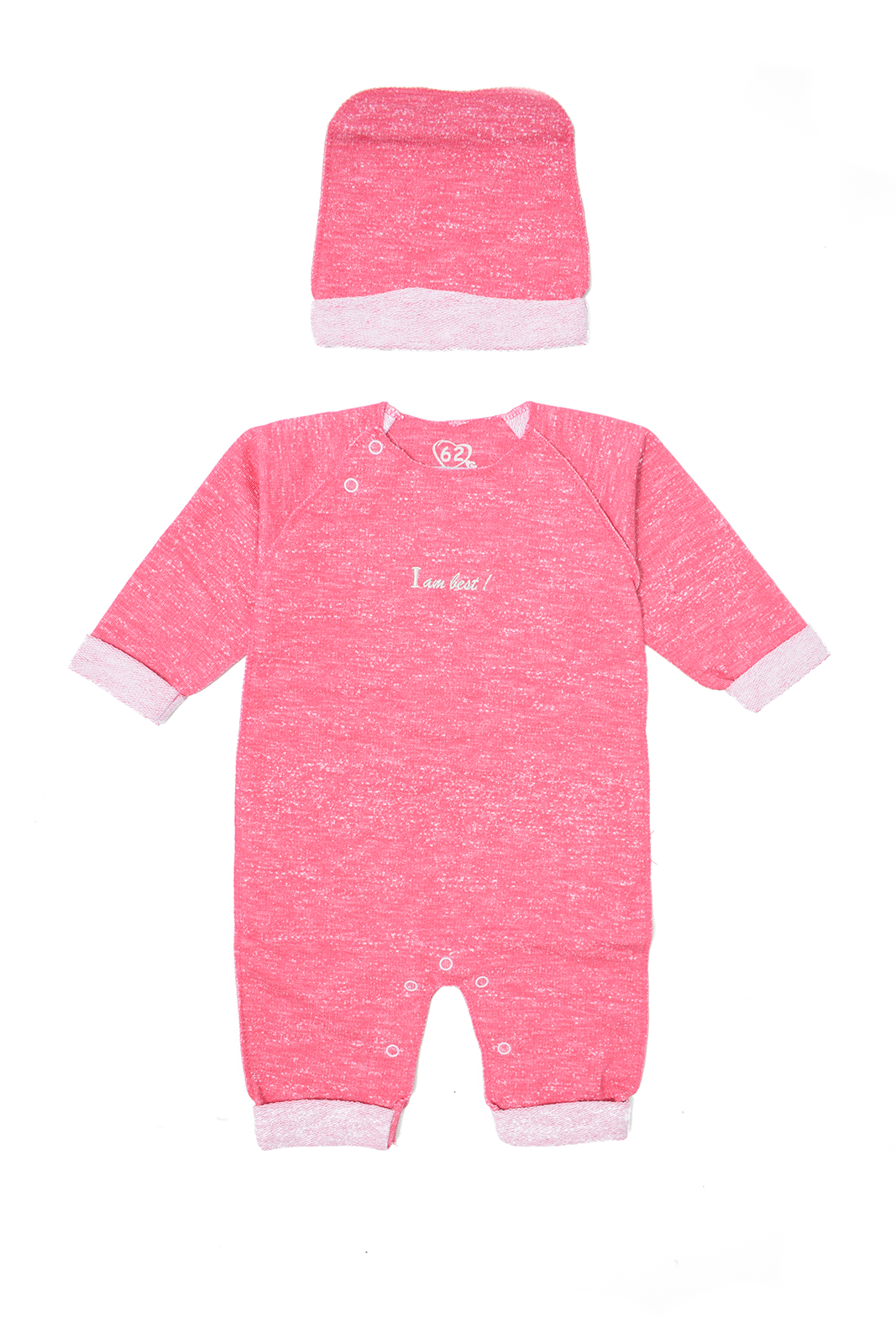 

Комплект человечек шапочка Фламинго текстиль 149-316 р44 68см розовый 34678